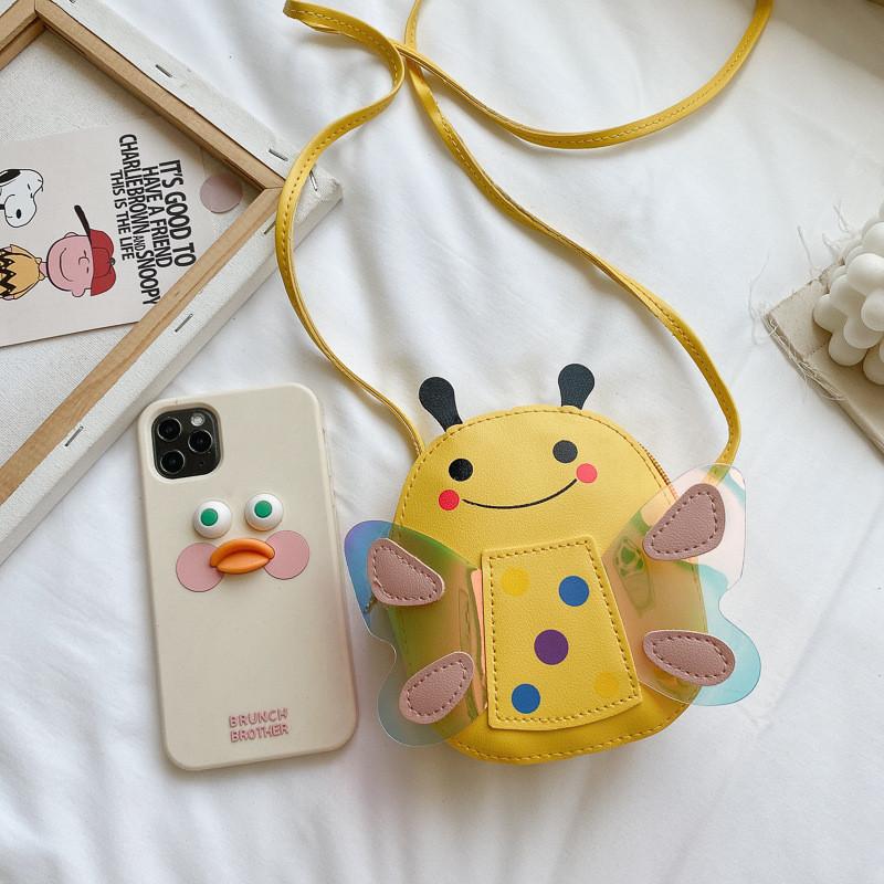 Adorable Mini Bee Shoulder Bag Cute Toddler Coin Purse Fashion For Kids