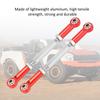 2pcs Rear Sway Bar 3.5in Arms Aluminum Alloy Durable Useful AntiRoll Bars with Screws for 1/7 Remote Control Car(White )