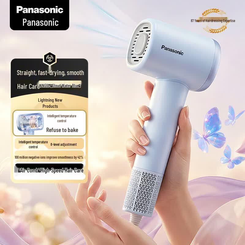 Panasonic Low-Noise Negative Ion Quick-Dry Hair Dryer