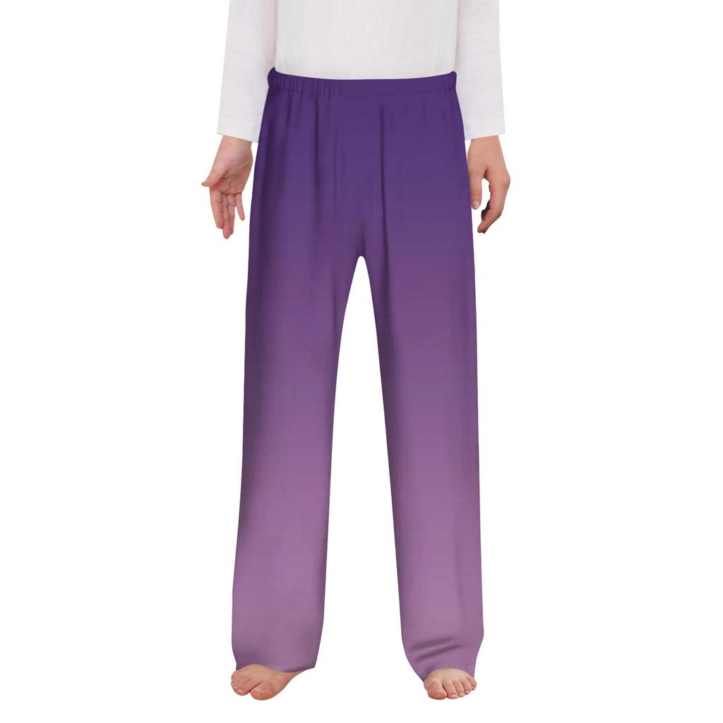 Pyjamahose für Jungen, lang, kariert, weiche Hose mit Taschen