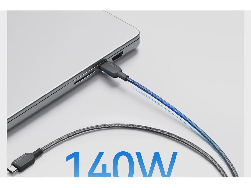 Anker 2-in-1 Dual Type-C 140W Schnelllade-Datenkabel A8895