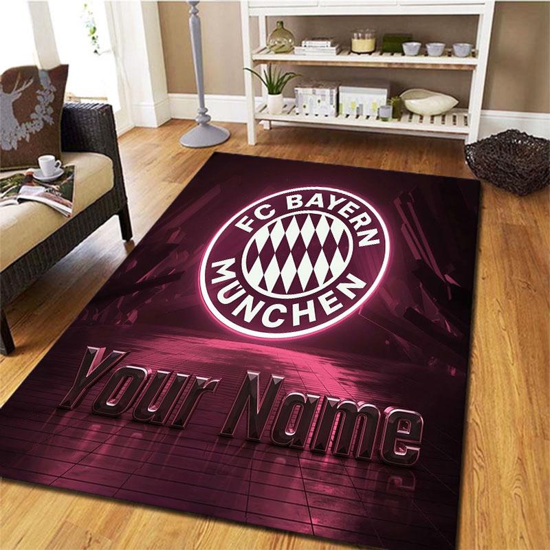 FC Bayern Munchen Custom Name Carpet Rug for Living Room Bedroom Home Sofa Decoration,Kids play Non-slip Floor Mat