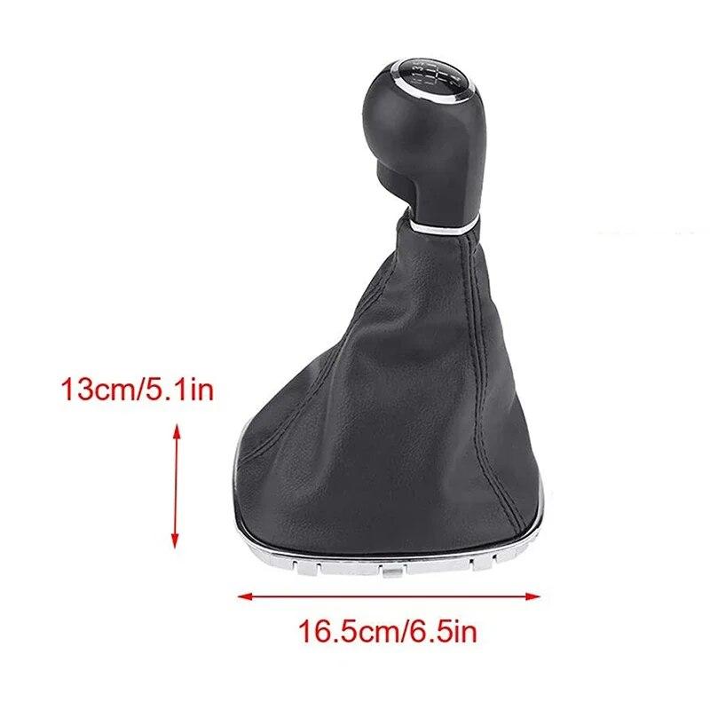 6 Speed Manual Gear Shift Knob Shifter Gaiter Boot Cover Car Accessories For Opel/Vauxhall Adam M13 2012 2013 2014-2019 Auto Interior Parts