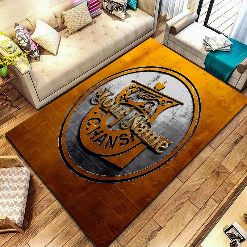 Fc Hansa Rostock Custom Name Carpet Rug For Living Room Bedroom Home Sofa Decoration Kids Play Nonslip Floor Mat