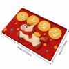 New Horse Pattern New Year Door Mat Non-slip Bath Mat Soft Water Absorption Blanket Home Decorations