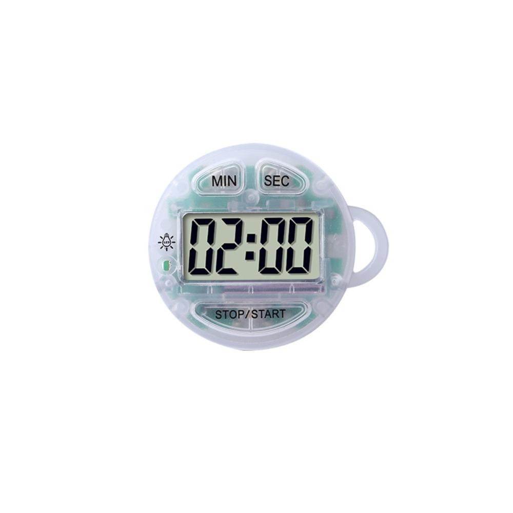 LCD Display Digital Timer Handheld Keychain Timer Convenient Countdown Timer Baking