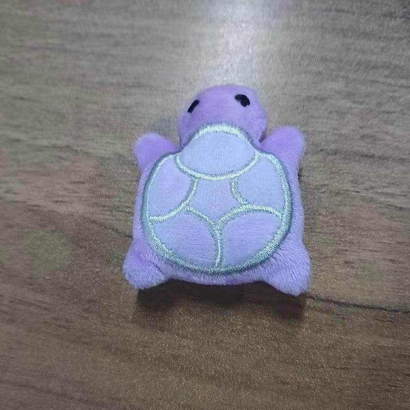 3/6pcs Mini Cute Turtle Plush Toys, Soft Fabric, Interactive Boredom & Exercise Game, Small Breed Pet Supplies, Pet Toys