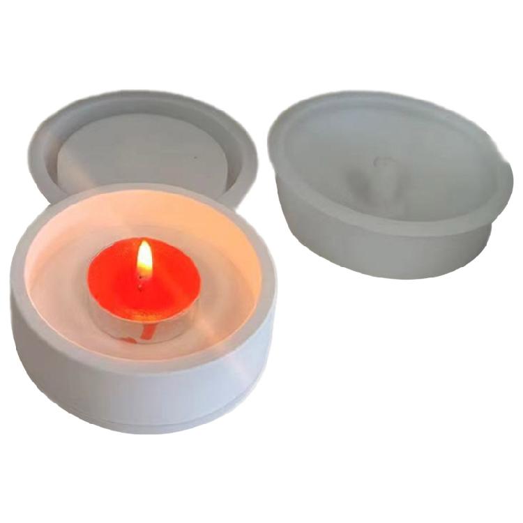 Handmade Candle Holder Molds Concrete Cement Plaster Molds Outdoor Garden Candlestick Silicone Molds Table Decorations