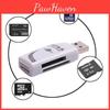 Sleek And Compact 4 In 1 Usb Card Reader Multi-functional Sd Tf Ms M2 For Computers