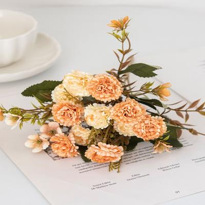 Artificial Flower Clove Carnation Ornamental Flowerpot Decorative Flowers Scrapbook Christmas Decor Home Wedding Bridal Bouquet