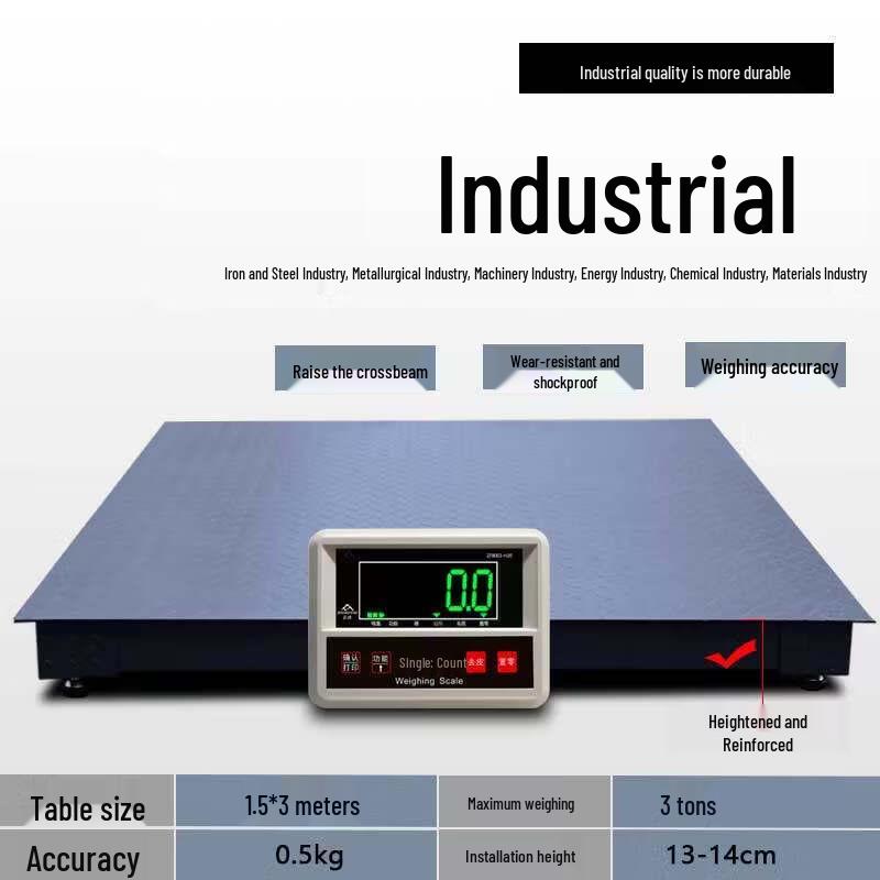 Industrial Reinforced Electronic Floor Scale