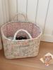 Foldable Floral Laundry Hamper: Lightweight, Portable, and Multi-use Storage Basket