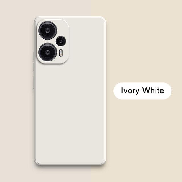 2025 Square Liquid Silicone Case for Xiaomi POCO F5 Camera Protective Soft Phone Back Cover POCOX5Pro Shockproof Accessories