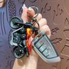 Cool Mini Motorcycle Harley Pull Back Car Car Keychain Couple Schoolbag Pendant Creative Small Gift