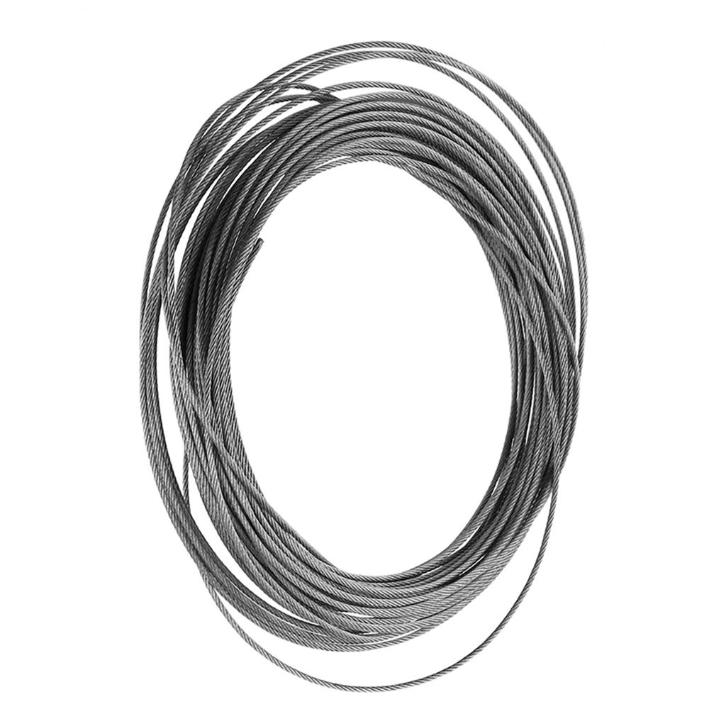 1Pc 15 Meters 304 Stainless Steel Cable Wire Rope Diameter 1.5mm