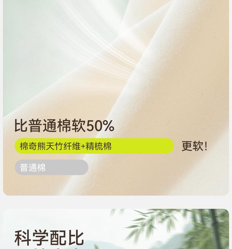 Children's Pajamas Spring/Summer Thin Baby Home Clothing Set A-class Bamboo Cotton Men's and Girls' Seven Sleeve Sweating Air Conditioning Clothing