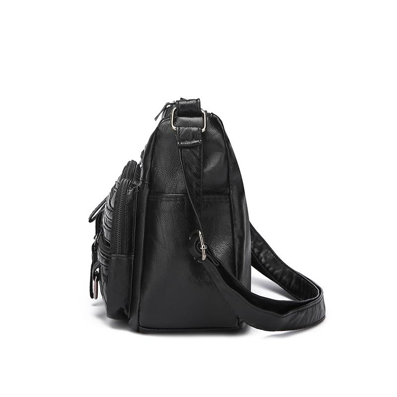 Umhängetasche mit mehreren Taschen und Nähten für Damen, mehrere Lagen