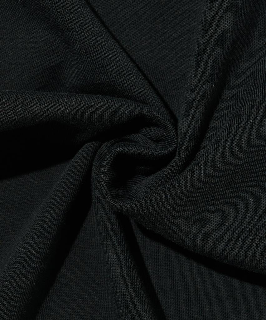 ROIDESROIS Pastel Cotton Layered Tee (Black)
