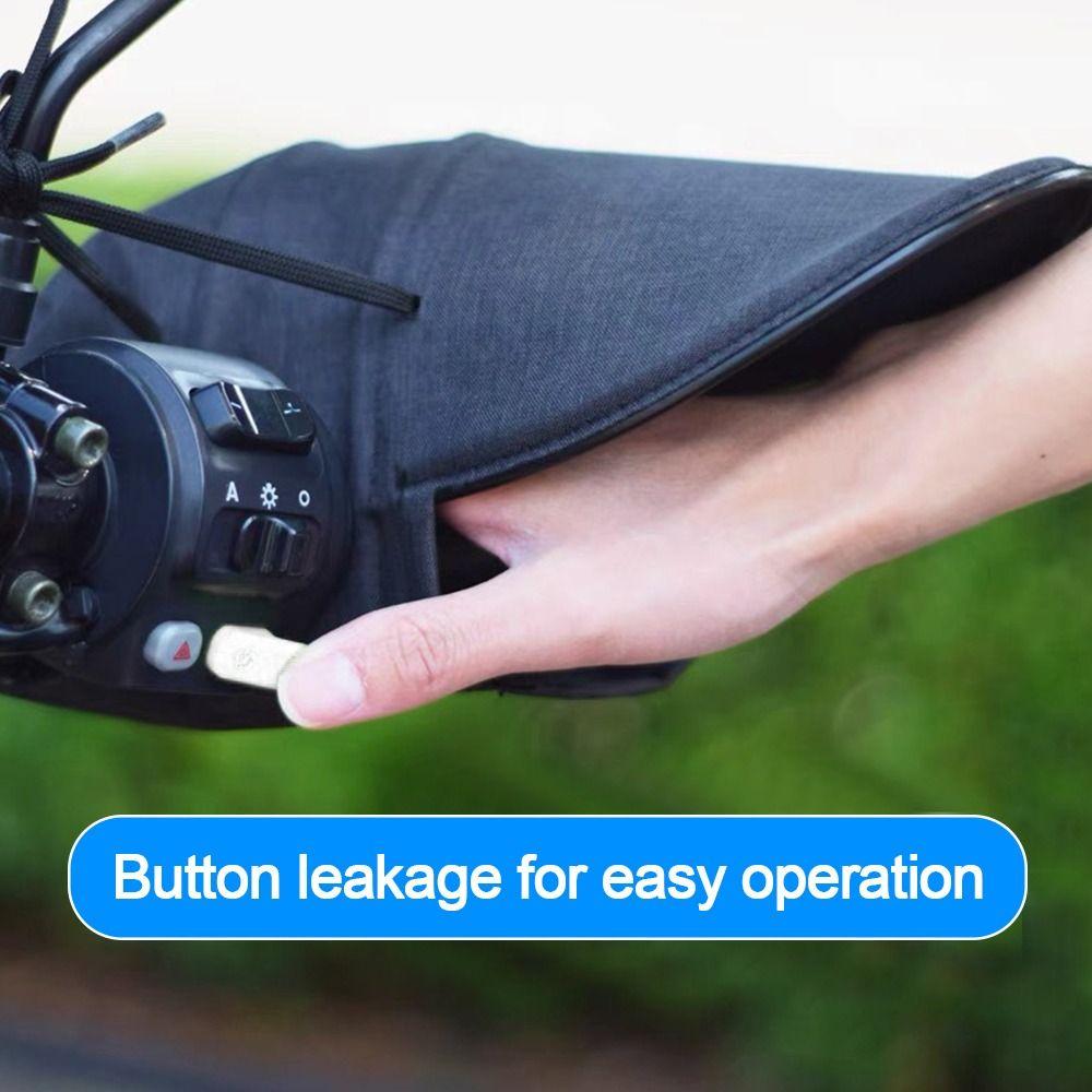 Breathable Motorcycle Handlebar Gloves Rainproof Handles Protector Modification Parts Decor