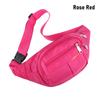 Modische Nylon-Taillentas Motion-Geldbörse Fanny Pack Wasserdicht Mehrfarbig Lässig Brust-Handtasche Reise
