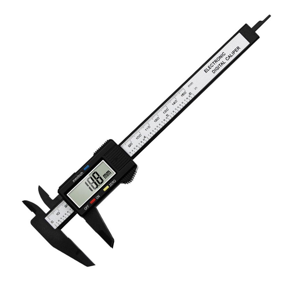 150mm 100mm Electronic Digital Caliper Carbon Fiber Dial Vernier Caliper Gauge Digital Ruler Micrometer Measuring Tool