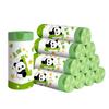 New Tear-Free Panda Print Drawstring Trash Bags – Thick, Disposable, Handheld, In Stock