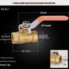 Copper Ball Valve, Female to Male, Multiple Thread Sizes, Quick Open Long Handle for Tap Water Pipe.