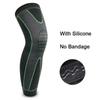 Breathable Running Sport Knee Pads Nylon Fitness Kneepad Long Full Legs Sleeve  Fitness Gear