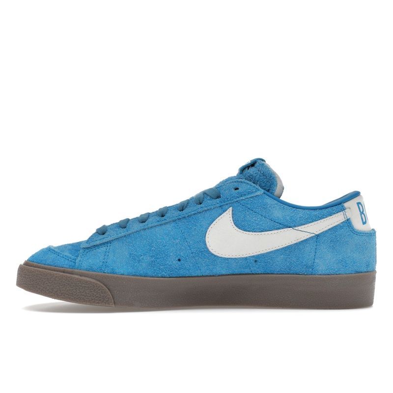 Nike Devin Booker X Chevrolet X Blazer Low Surf Blue Unisex Sneakers Sail Gum-Dark-Brown HV2197-400