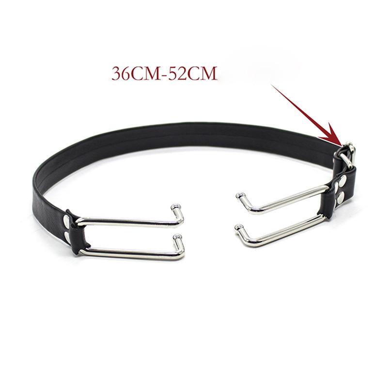 Open Mouth Hook Gag Head Harness  Kink Fetish Restraints Gags