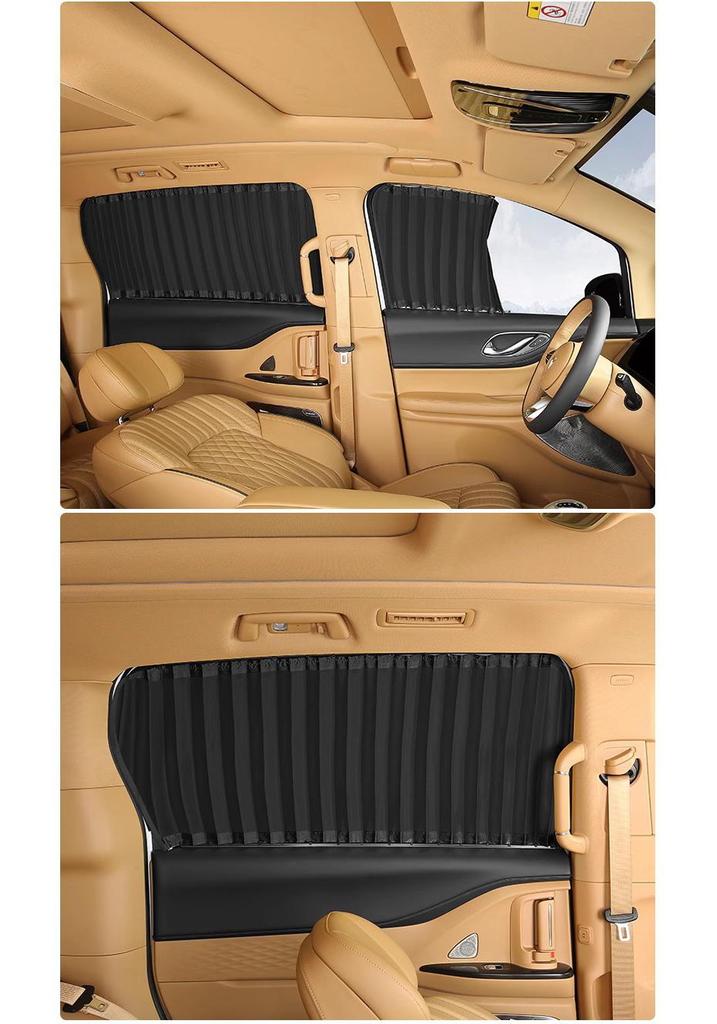 Nissan Patrol Y62 Sonnenschutz Aluminium Doppelstangen Sichtschutzvorhänge