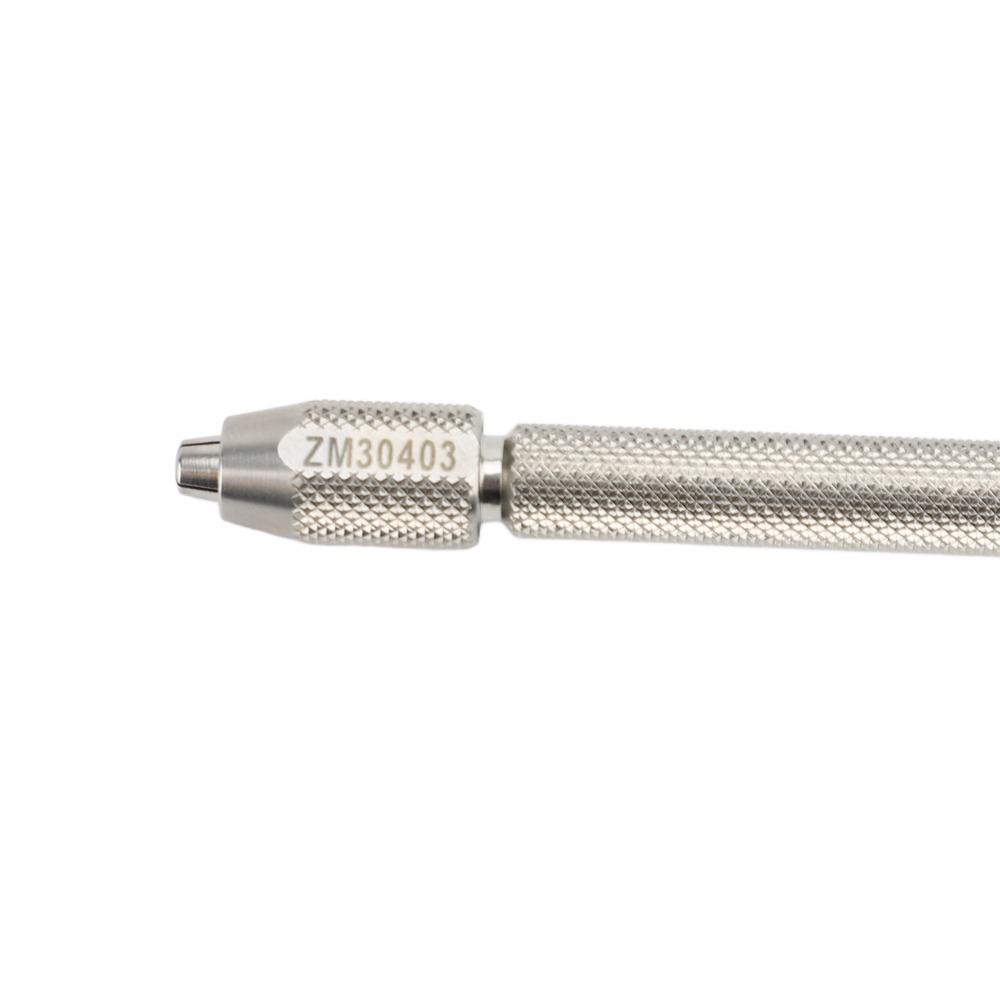 Silver Dual Head Chrome Steel Watch Winding Chuck  Watch Internal Component Maintenance