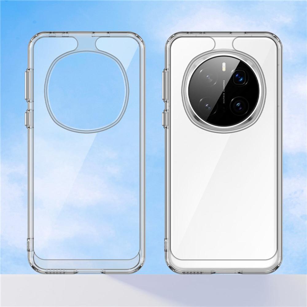 WANLONFENG MF2 Series for Honor Magic7 Pro 5G Case TPU Acrylic Clear Phone Cover with 2Pcs Tempered Glass Film