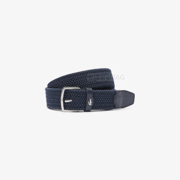 Lacoste Повседневный эластичный холщовый ремень L40navy Js 110 cm