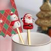 Hediye Kutulu Noel Kaşıkları, Noel Partisi için Noel Kolye Uçlu Paslanmaz Çelik Karıştırma Kaşığı Çay Kahve Kaşığı
