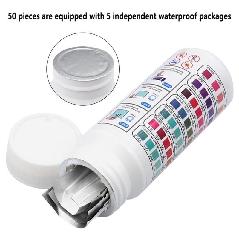7 Way Swimming Pool Testing Strips for Chlorine Bromine Alkalinity pH Hardness