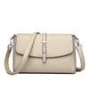 New Retro Soft PU Leather Women Shoulder Underarm Bags Casual Solid Color Small Top-Handle Handbags Ladies Fashi Shoulder Bags