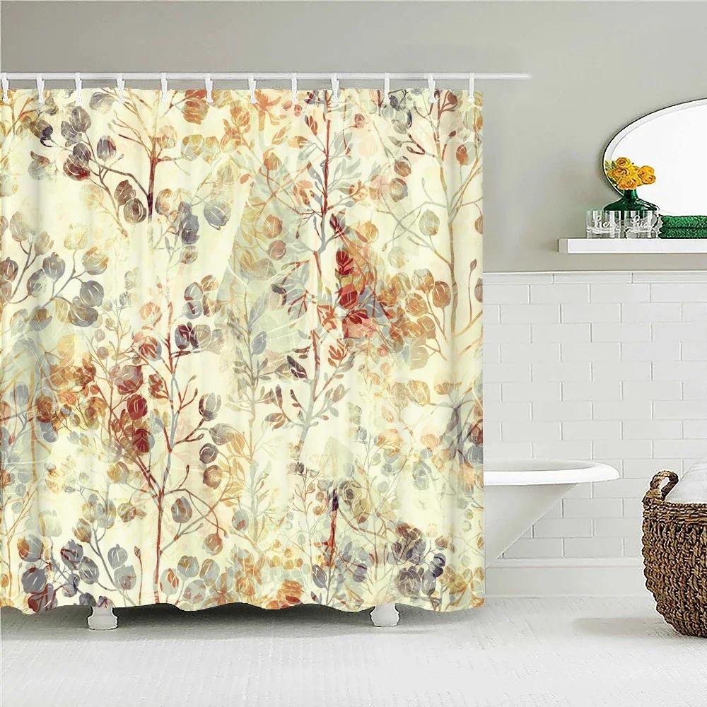 Dandelion Natural Flowers Shower Curtains Waterproof Bathroom Curtain Bath Curtain High Quality With Hooks Shower Curtain