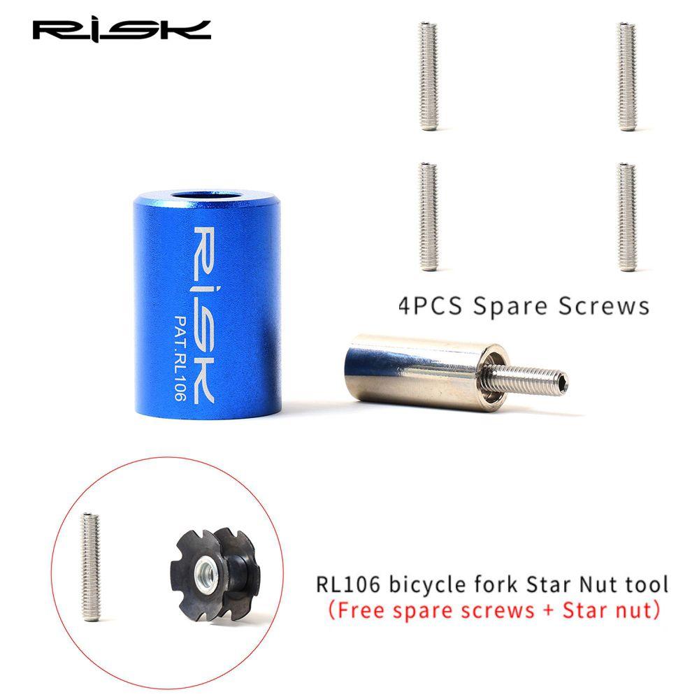 Kit MTB Road Bike Star Nut Headset Installer Tool Setting Installing Tools Bicycle Front Fork