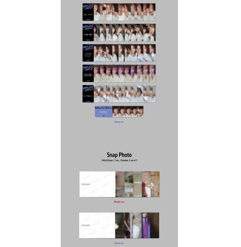 [pre-order] WEi Mini 8th Album Wonderland (Haven / Wonder Ver.)