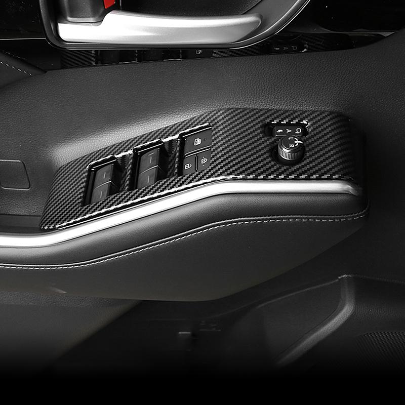 Mașină de spălat geamuri din oțel inoxidabil, comutator de ridicare, panou de cotiera, decorare, capac Trim, pentru Toyota Highlander XU70 2020 2021 2022 2023 Hybrid