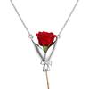 Collier Bouquet DIY Collier Vase à Fleurs Pendentif Bouquet à Insérer Frais