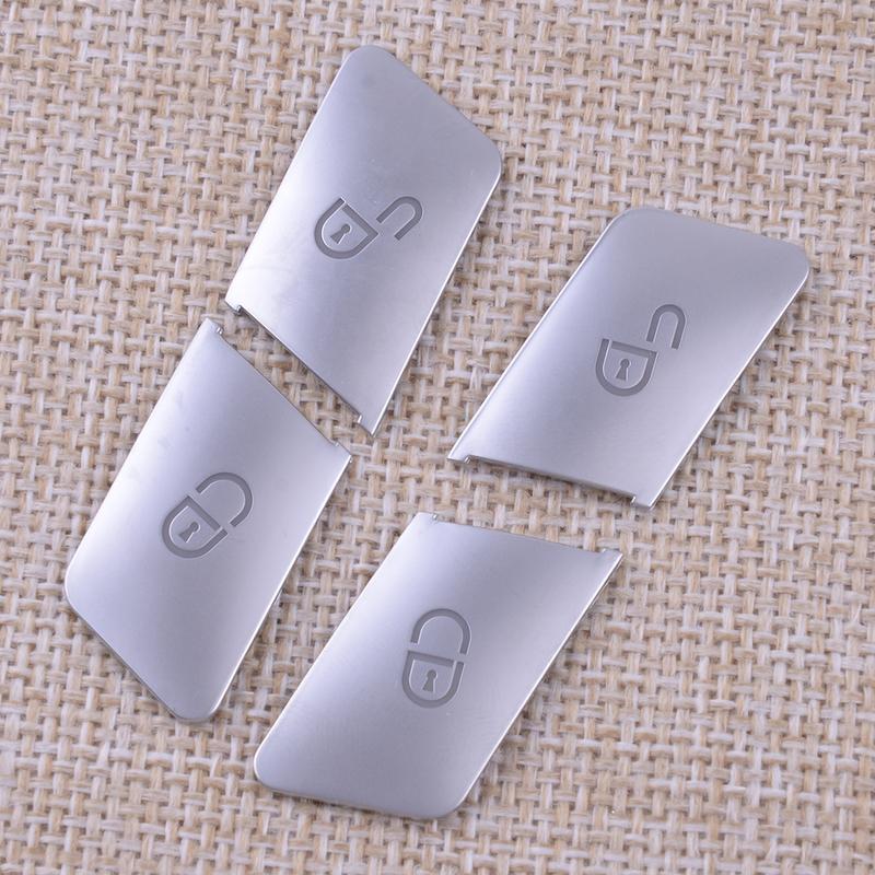 12pcs Door Lock Seat Memory Button Cover Trim Sticker Fit for Benz A B C E Class CLA GLA GLE GL GLS ML