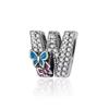 Charms Lettres Papillon Amour Perles Cuivre Convient Bracelet Fin Fabrication Bijoux DIY