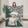 Nagito Komaeda The Ultimate Blanket  Warm Soft Funny Plush Bedding Throws For Couch Chair Camping Flannel Bedspread Bed Cover