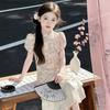 Girls' Cheongsam Dress Summer Dress