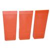 3pcs 8in Felling Wedges Spiked Plastic Safe Logging Tools for Chainsaws Tree Cutting