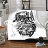Death Flannel Blanket Soft Warm All-Season Throw, Design for Camping, Car Travel, Hiking Sofa, Bed, Office Perfect Gift for Parties