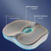 JAGO Coccyx Relief Memory Foam Seat Cushion
