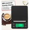 Household Electronic Precision LCD Digital Coffee Scale with Timer Kitchen Scale 5kg/0.1g Bar Scale Food Scale Baking Scale